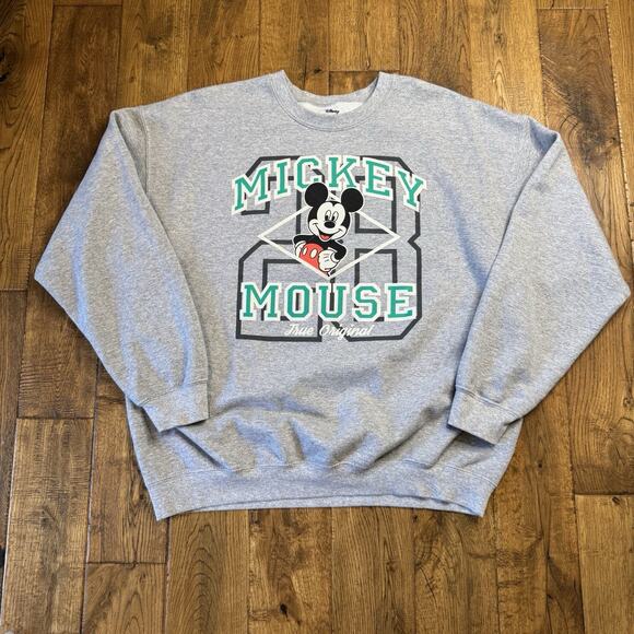 Disney Sweaters - Disney Mickey Mouse True Original Sweatshirt Size L/XL Sweater Pullover 28